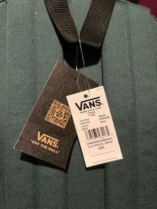 Mochila Vans Verde NUEVA