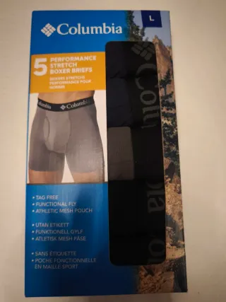 Pack 5 Boxer Columbia Talla L