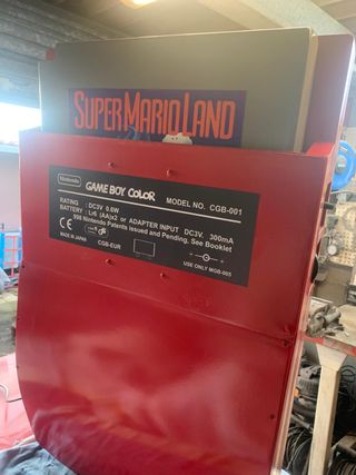 Reproductor Gigante Game Boy Color Rojo