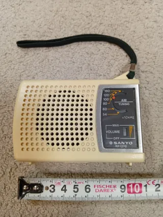 Radio Portátil Sanyo RP-1270 Beige/Plata