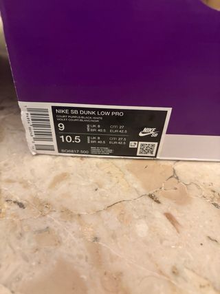 Nike Dunk Low SB Viola