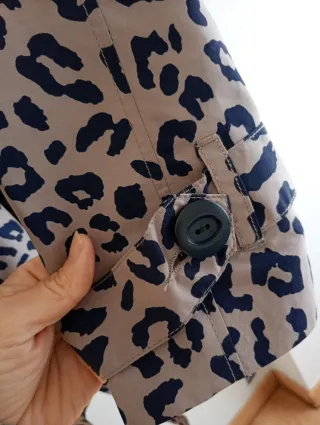 Gabardina Junarose  Animal Print