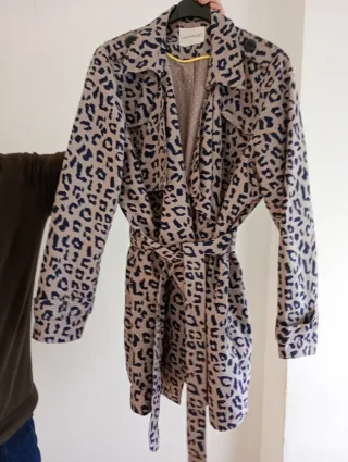 Gabardina Junarose  Animal Print