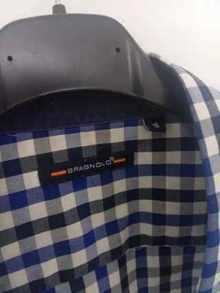 Camisa Spagnolo cuadros popelín