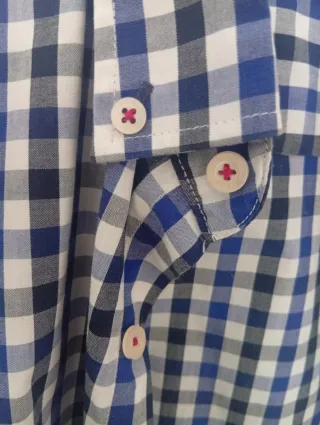 Camisa Spagnolo cuadros popelín