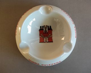 CENICERO PORCELANA CERVEZA FELDSCHLÖSSCHEN VINTAGE