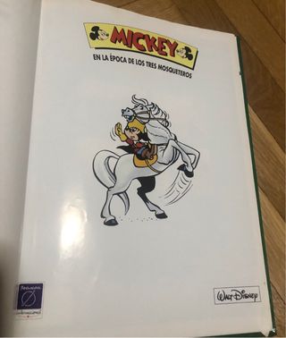 Comic Mickey en la epoca de los tres mosqueteros