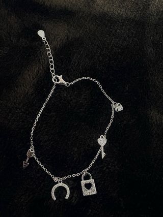 Pulsera Suerte Herradura Plata Ley y Rodio Regalo