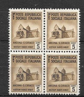 Italia RSI 1944-45 Monumenti distruttti
