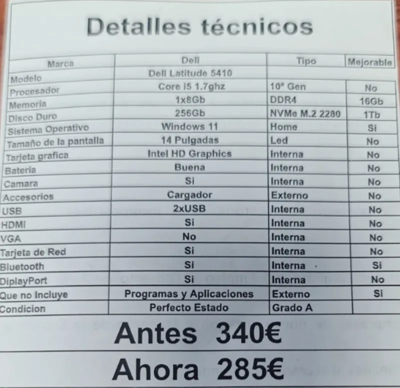Dell Latitude 5410 Intel Core i5 1.7 GHz, afbeelding 5