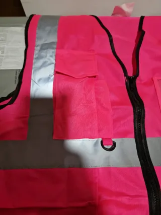 Chaleco de seguridad rosa