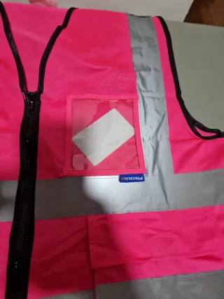 Chaleco de seguridad rosa