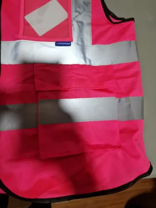 Chaleco de seguridad rosa
