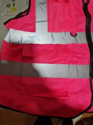 Chaleco de seguridad rosa