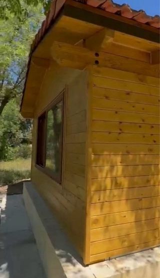 Caseta de madera para jardín