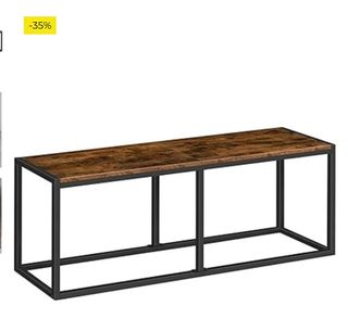 Banco da Pranzo Cucina 120cm Marrone/Nero