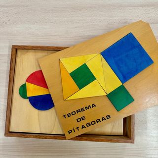 Puzzle Teorema de Pitágoras Madera