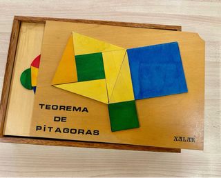 Puzzle Teorema de Pitágoras Madera