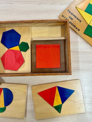 Puzzle Teorema de Pitágoras Madera