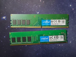 2x Crucial 8GB DDR4 2400MHz Módulos RAM