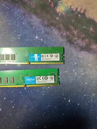 2x Crucial 8GB DDR4 2400MHz Módulos RAM