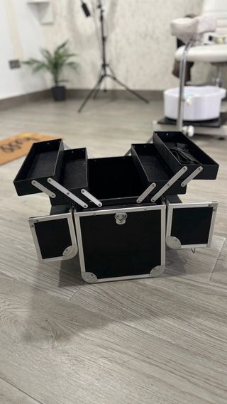 Maletín Maquillaje SOHOMICS Negro y Plata