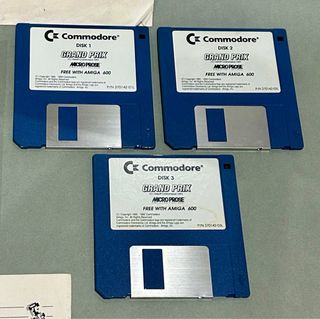 Grand Prix Amiga Commodore Discos y Manual