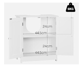 Armario Bajo Lavabo WOLTU Blanco