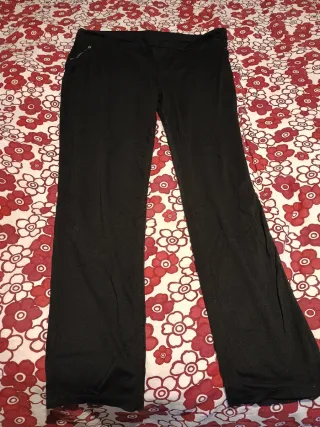 Pantalón señora talla 52 negro elástico