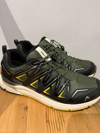 Zapatillas trekking Head verdes y negras
