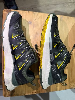 Zapatillas trekking Head verdes y negras