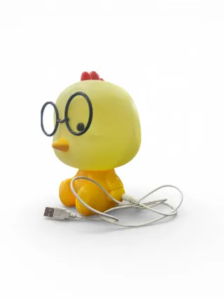 Lámpara LED de pollo con gafas