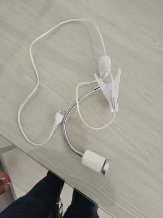 Lámpara LED con pinza regulable Para calentar tort