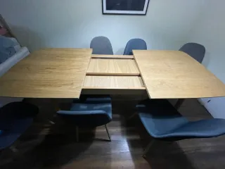 Mesa comedor extensible madera natural URGE!!!!