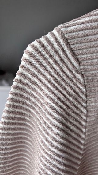 Cárdigan El Corte Inglés mujer beige/blanco