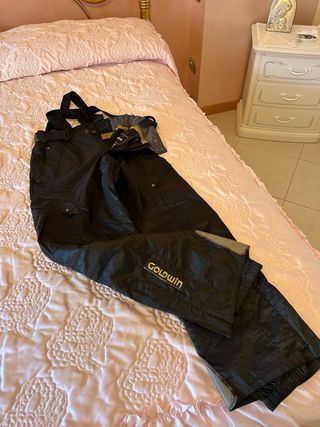Pantaloni sci uomo Goldwin con bretelle