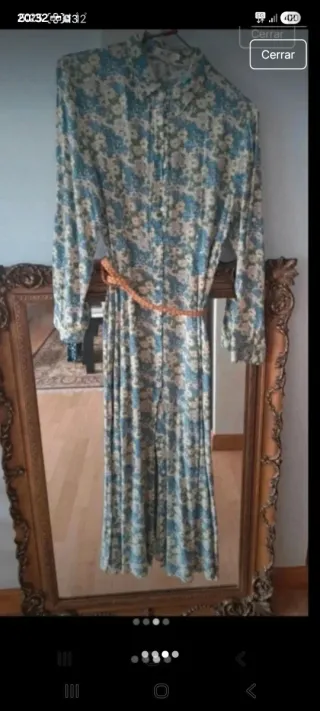 Vestido largo floral