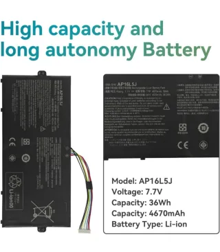 Batteria AP16L5J per Acer Swift 5