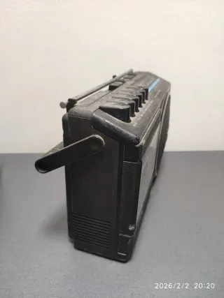 Radio Cassette Philips Vintage Negra