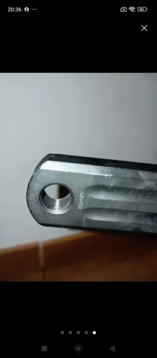 Bielas Rotor Aldhu Aluminio Eje 24mm para shimano