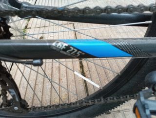 Bicicleta Rockrider XL Gris Oscuro