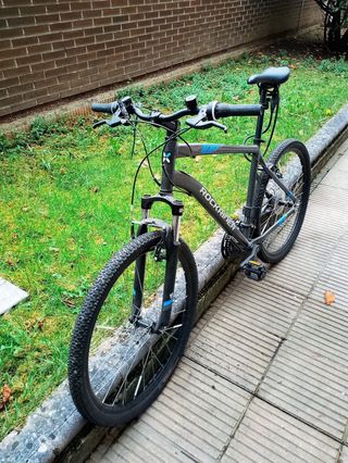 Bicicleta Rockrider XL Gris Oscuro