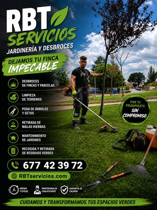 Jardinero- Mantenimiento Telf. 677423972