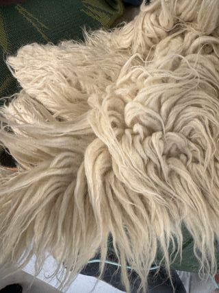 Alfombra Flokati Lana Beige 200x300