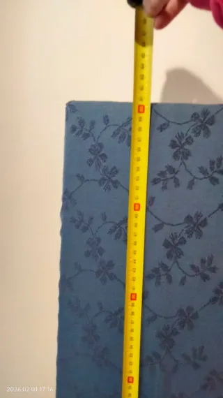 Almohadilla de bolillos azul