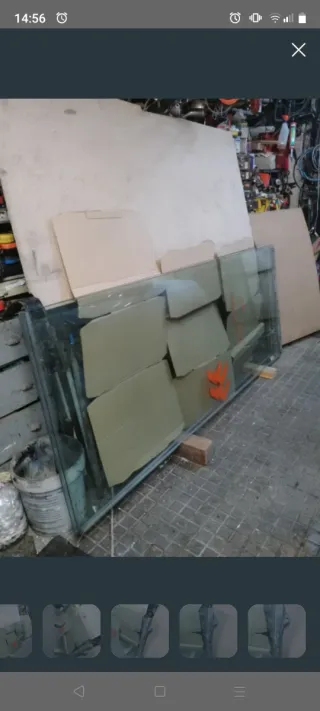 2 Cristales seguridad MEDIDAS: 2,33x96cm Grueso: