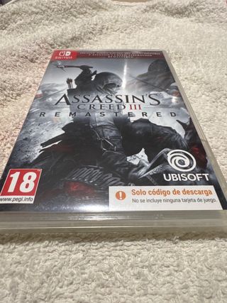 Assassin's Creed III Nintendo Switch (caja)