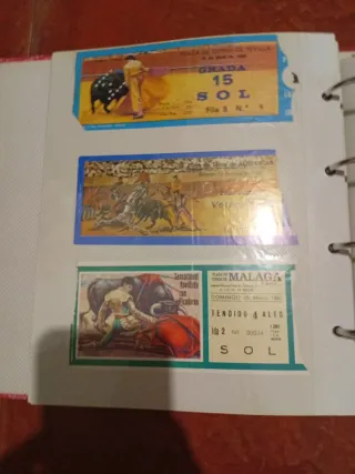 150 entradas taurinas antiguas 1973-1977