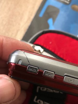 Cámara Casio Exilim Roja