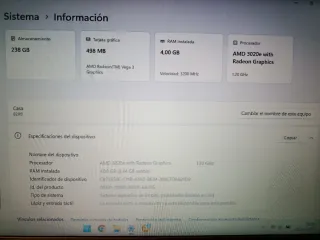 Portátil Lenovo IdeaPad 1 Gen 7 como nuevo